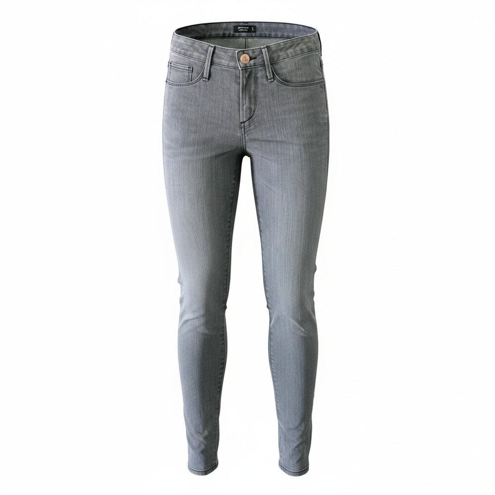 Earnest Sewn Skinny Jeans Esra Mid Rise 317 Cass Gray Womens 25